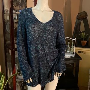 Green and blue sweater. Perfect for spring!